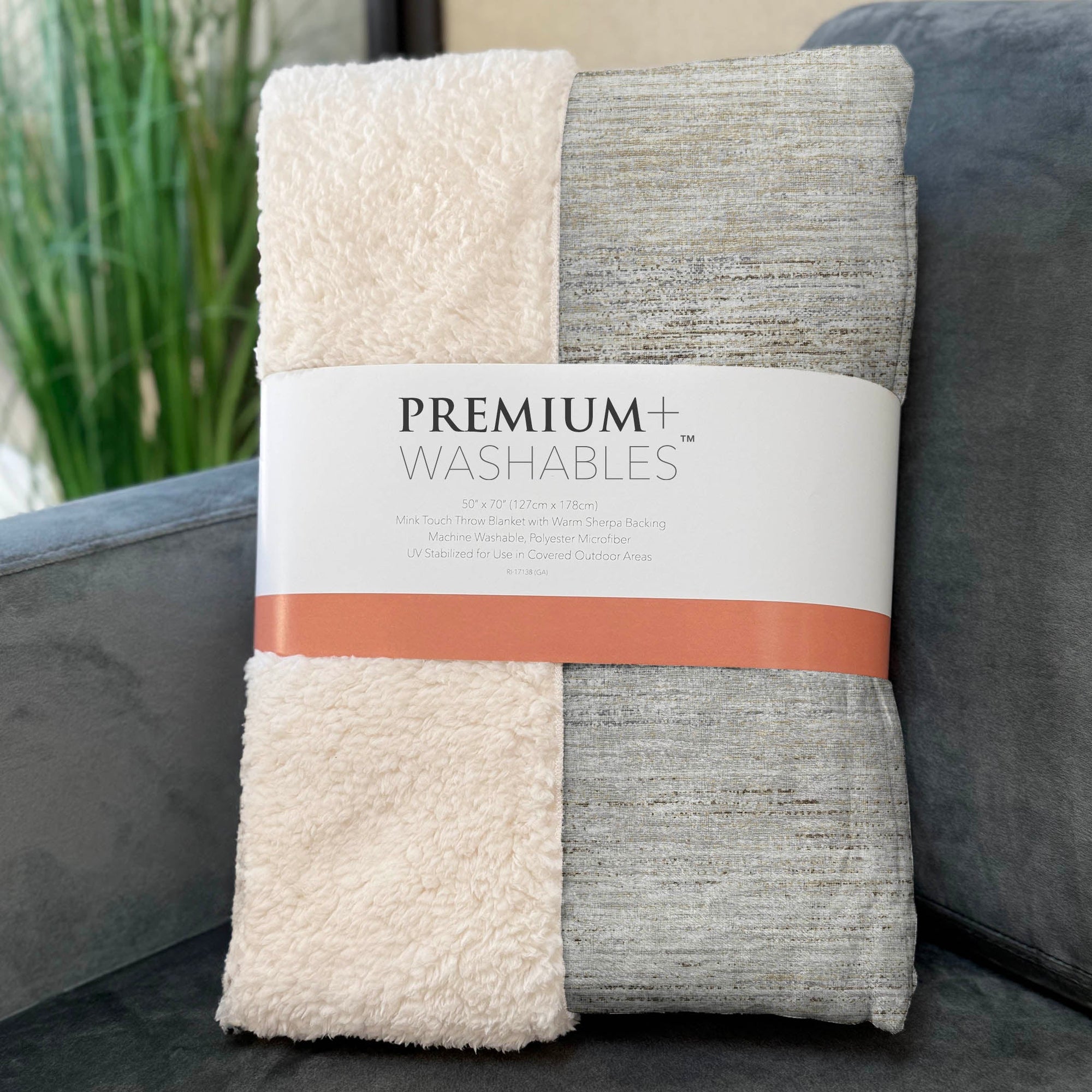 Addison Rugs Horizontal Bars 50" x 70" Throw Blanket