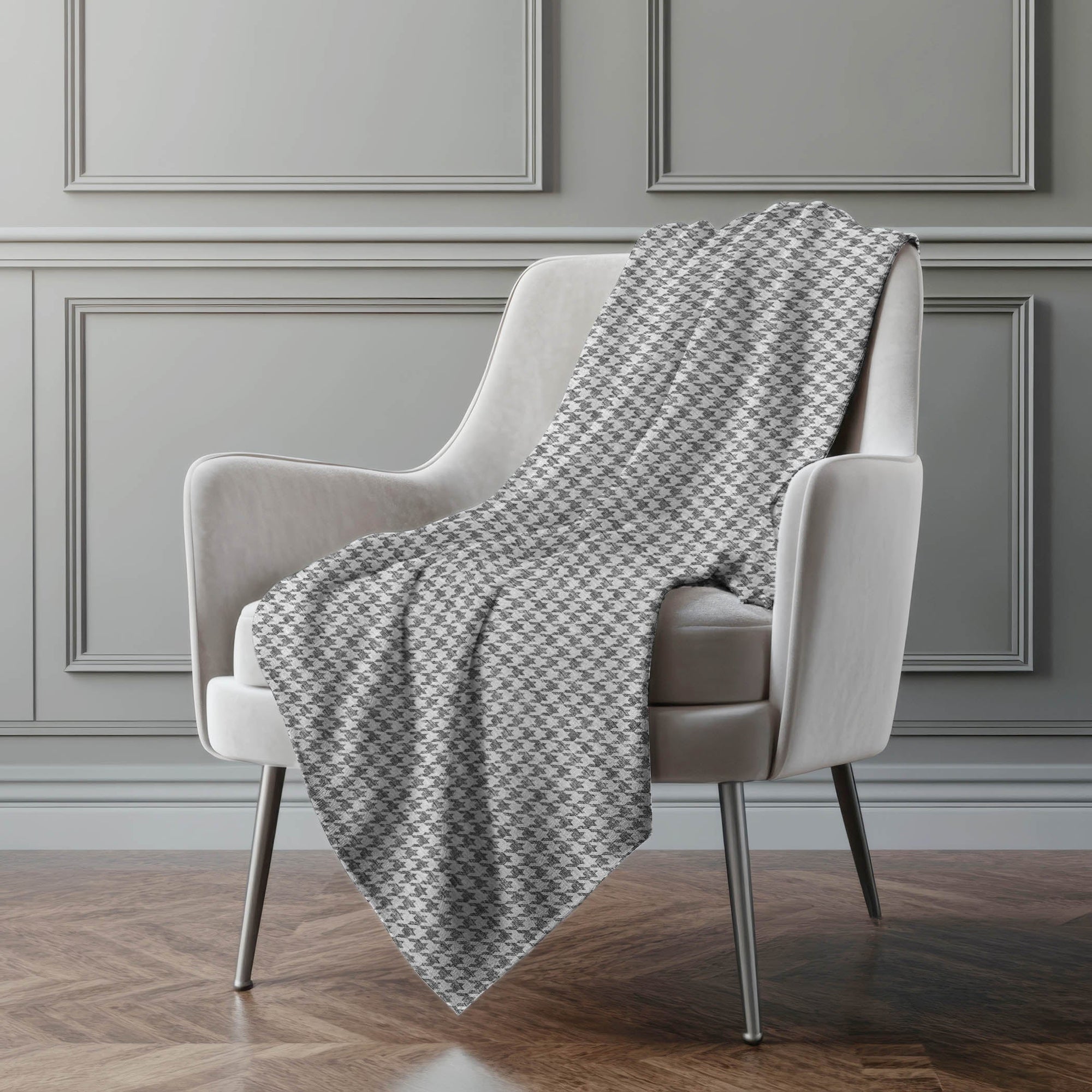 Addison Rugs Houndstooth 50" x 70" Throw Blanket
