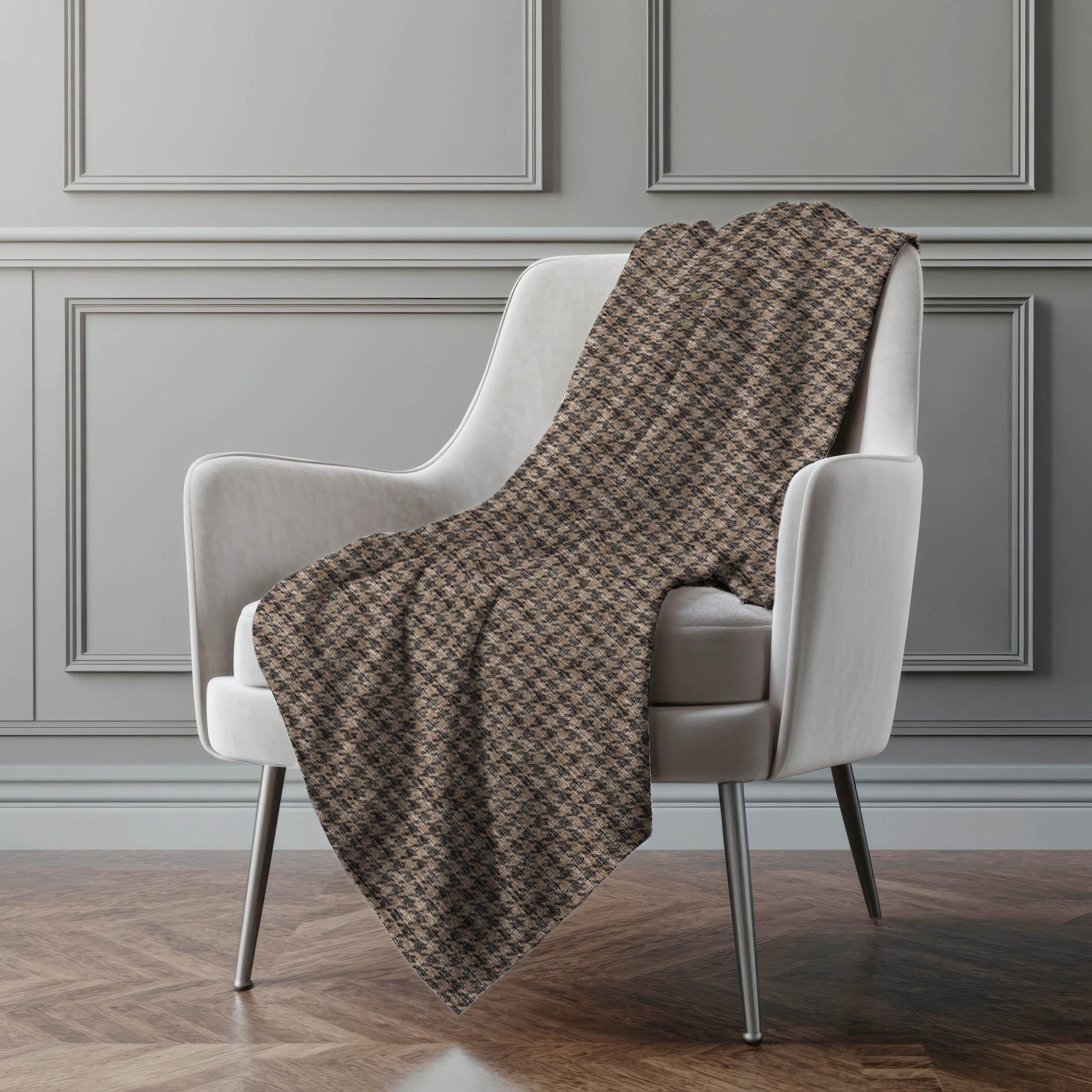 Addison Rugs Houndstooth 50" x 70" Throw Blanket
