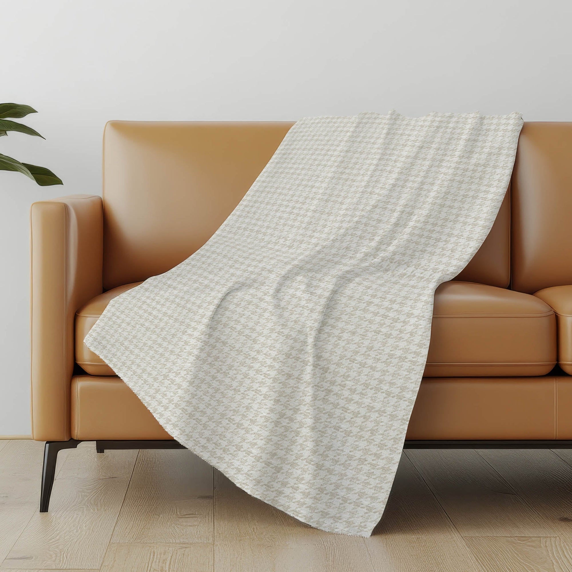 Addison Rugs Houndstooth 50" x 70" Throw Blanket