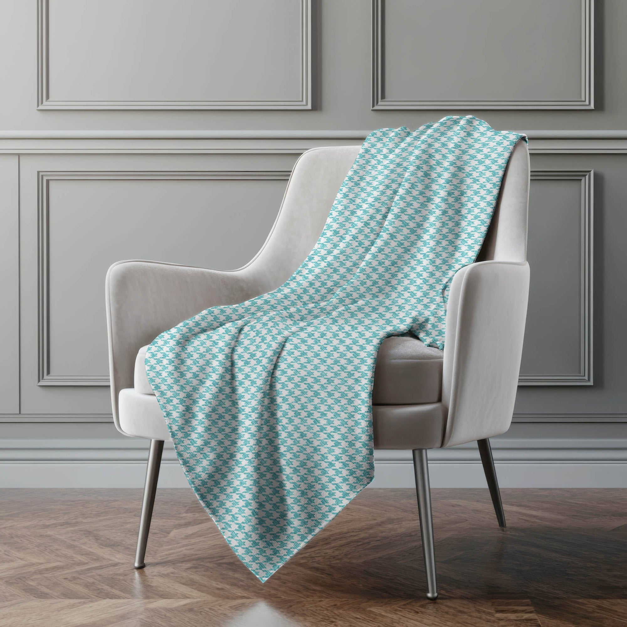 Addison Rugs Houndstooth 50" x 70" Throw Blanket