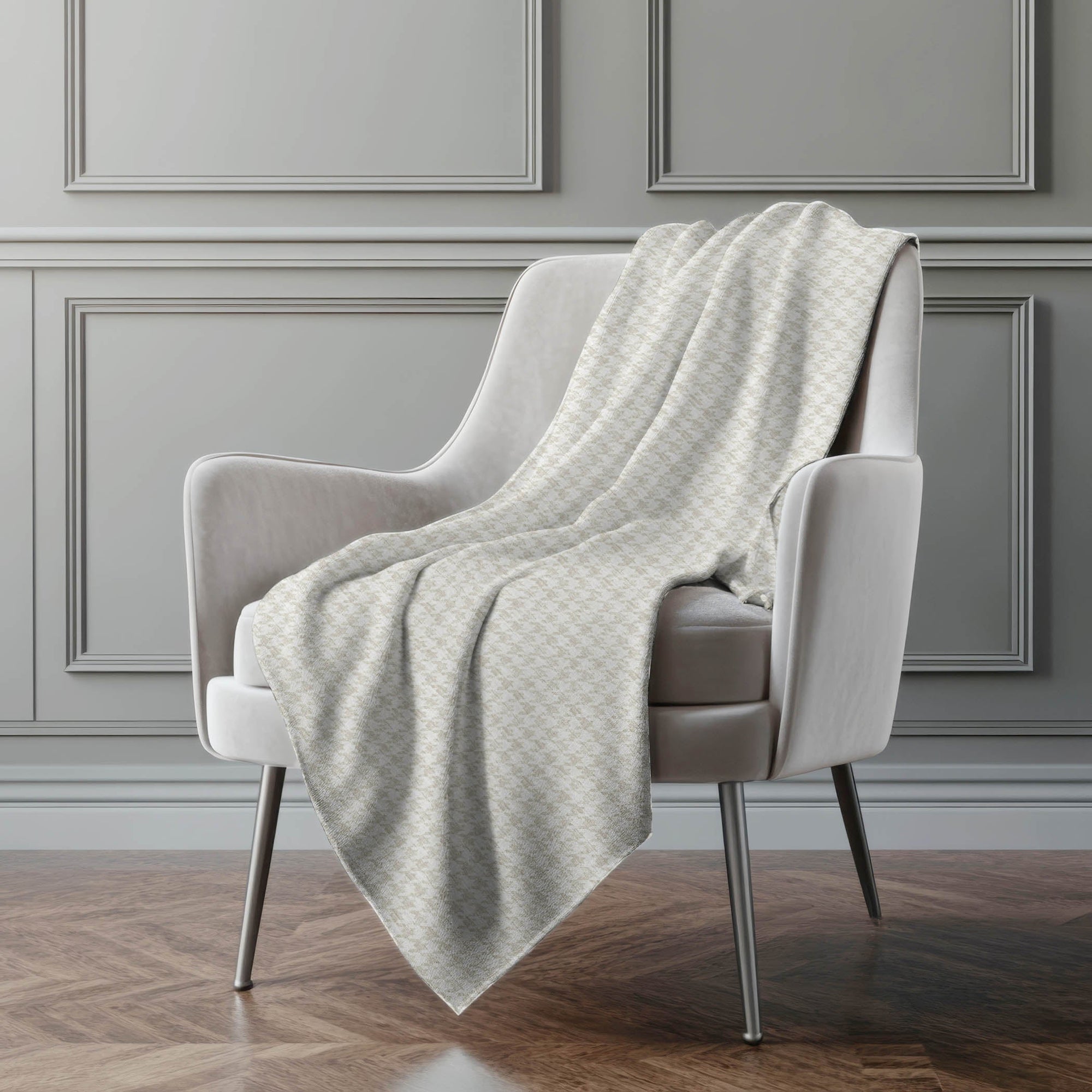Addison Rugs Houndstooth 50" x 70" Throw Blanket