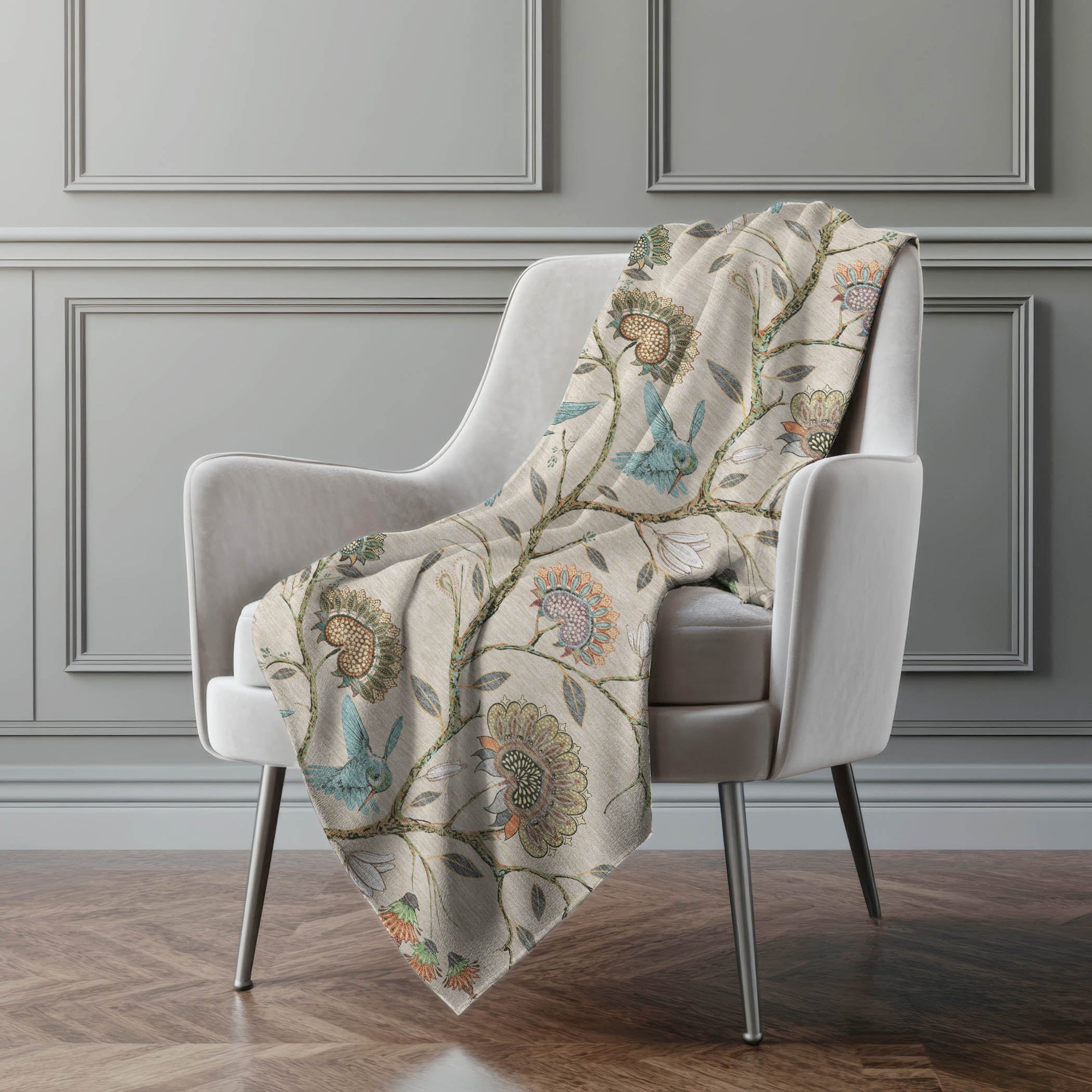 Addison Rugs Hummingbirds 50" x 70" Throw Blanket