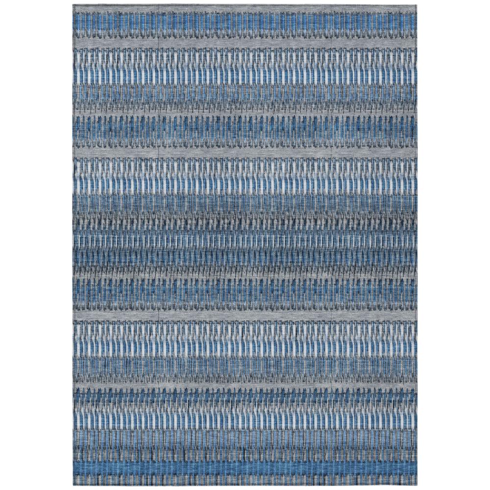 Addison Rugs Hushed Blue Washable Indoor-Outdoor Rug
