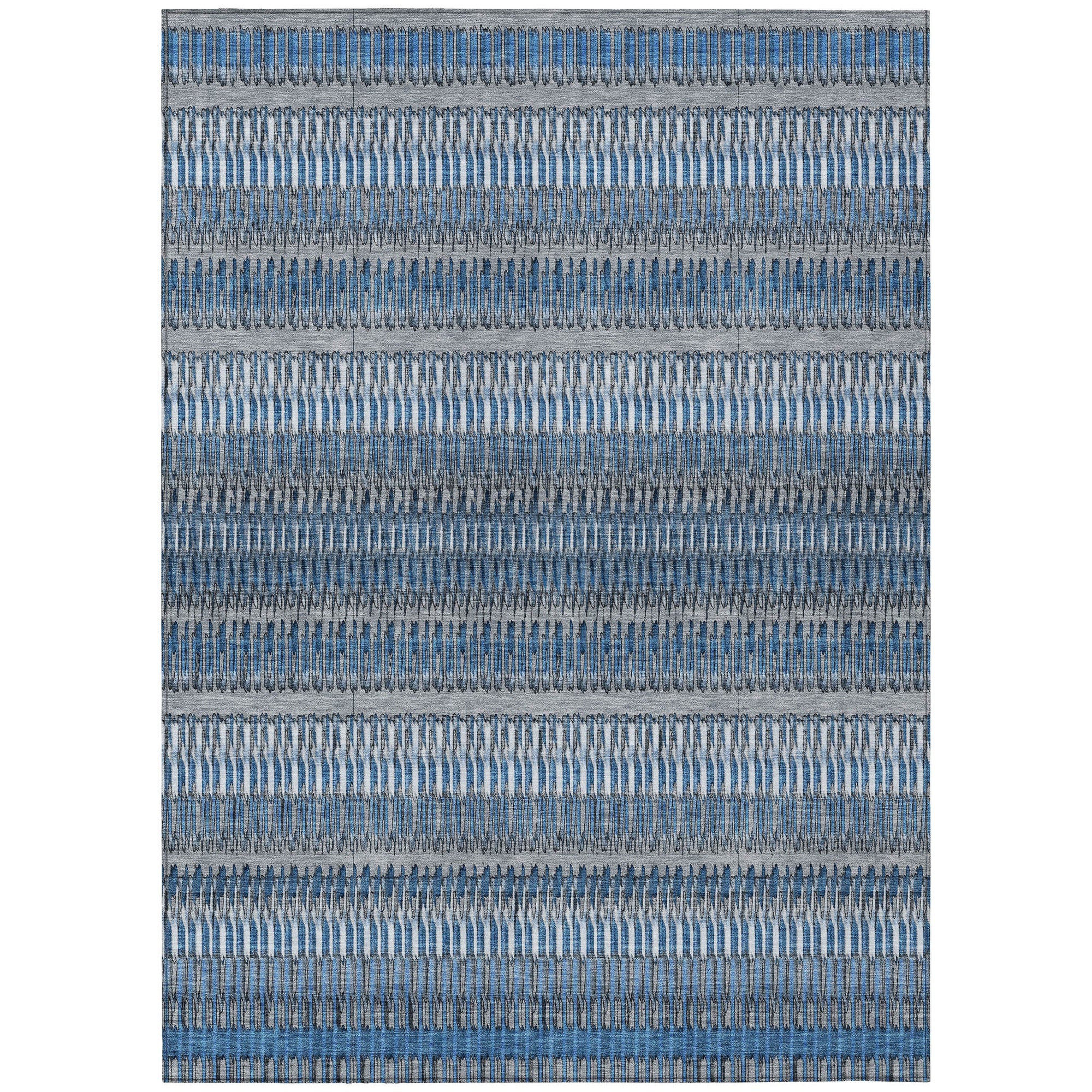 Addison Rugs Hushed Blue Washable Indoor-Outdoor Rug