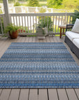 Addison Rugs Hushed Blue Washable Indoor-Outdoor Rug