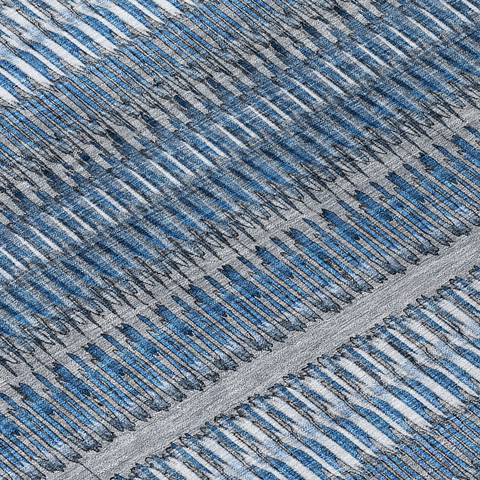 Addison Rugs Hushed Blue Washable Indoor-Outdoor Rug