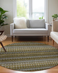 Addison Rugs Hushed Coffee Washable Indoor-Outdoor Rug