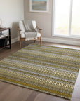 Addison Rugs Hushed Coffee Washable Indoor-Outdoor Rug