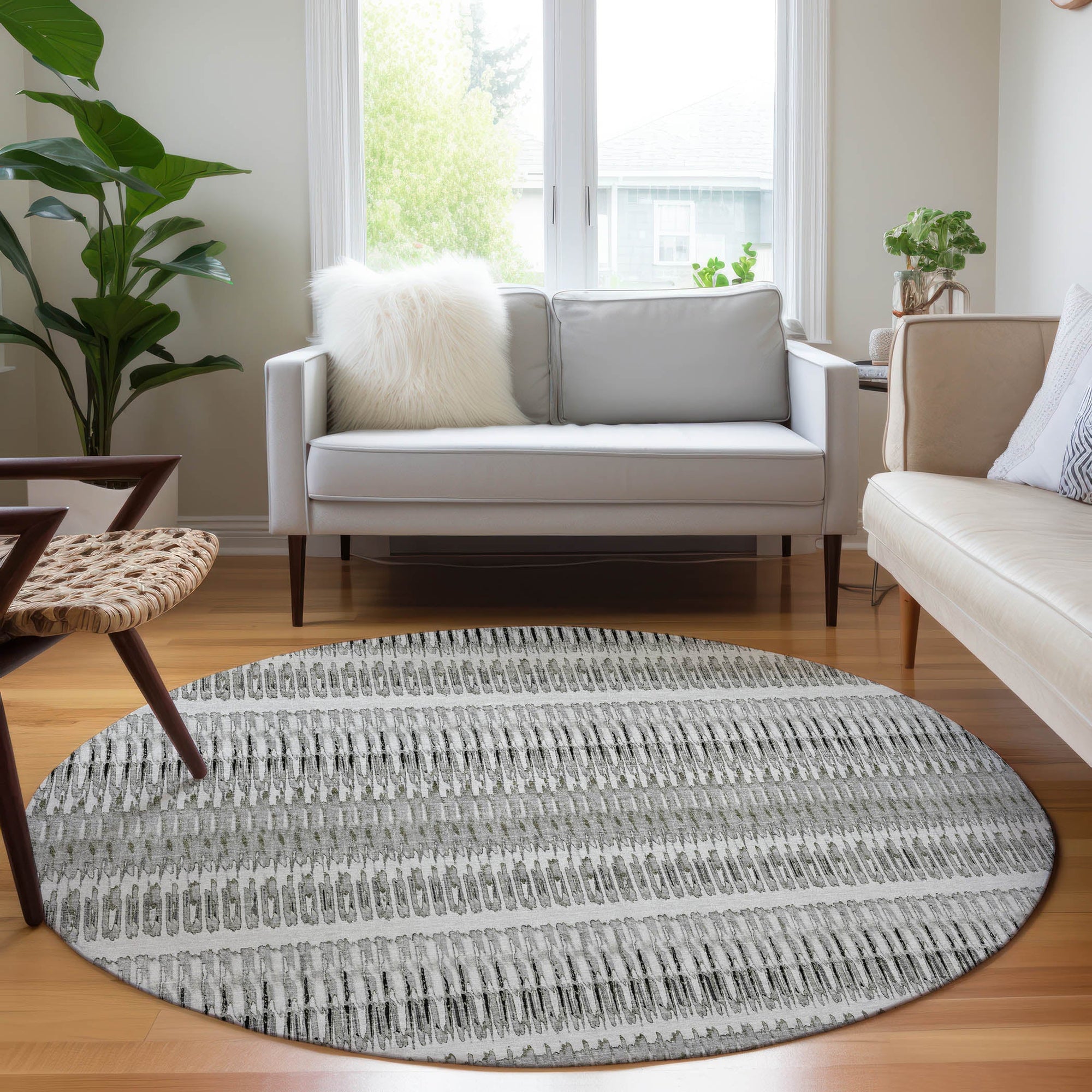 Addison Rugs Hushed Ivory Washable Indoor-Outdoor Rug