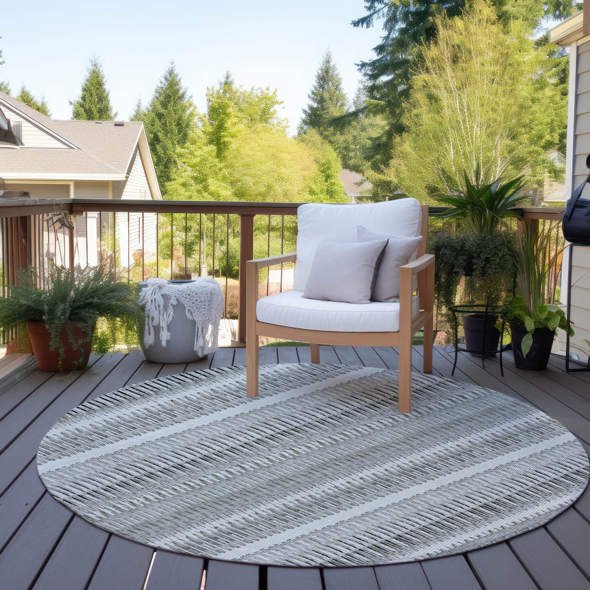 Addison Rugs Hushed Ivory Washable Indoor-Outdoor Rug