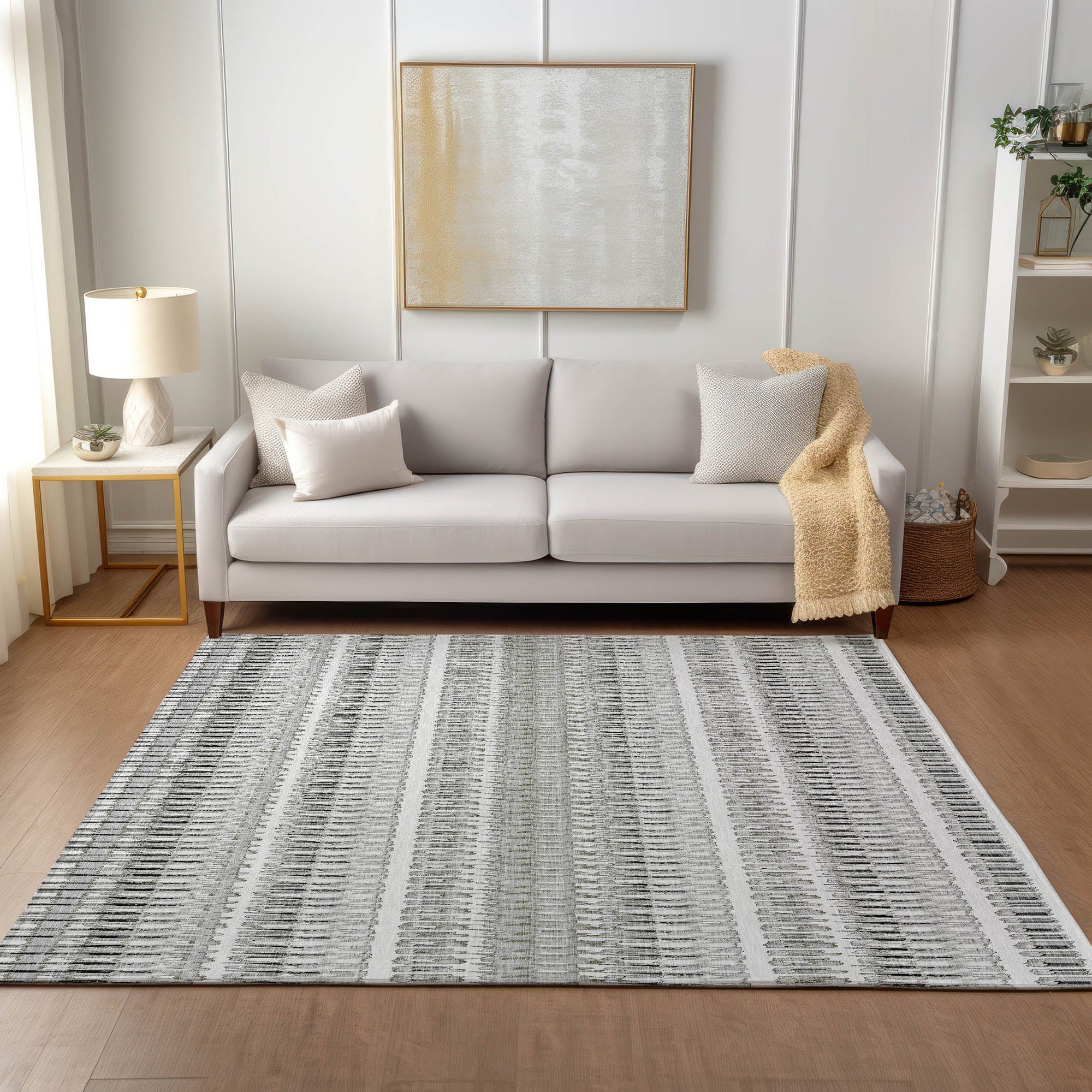 Addison Rugs Hushed Ivory Washable Indoor-Outdoor Rug