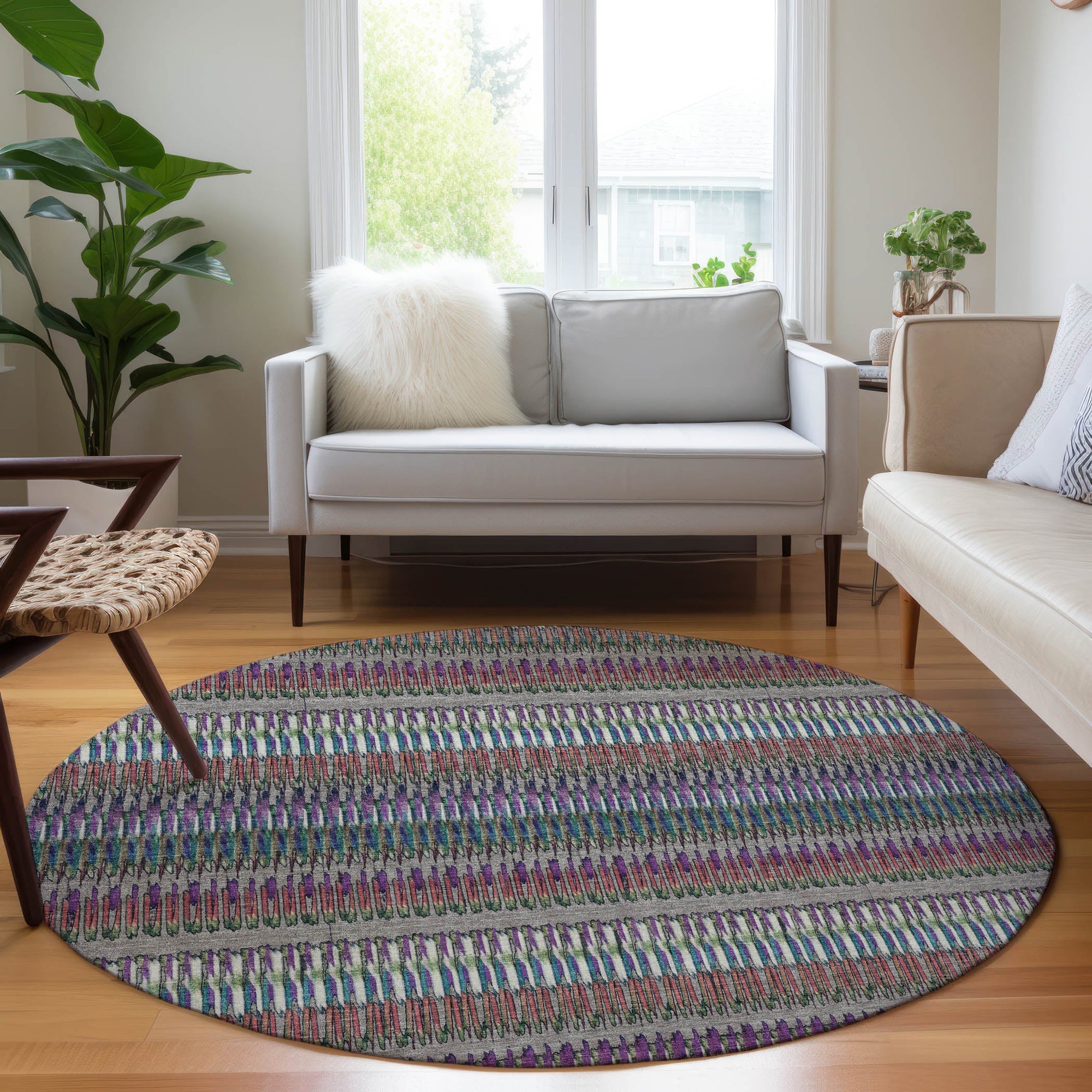 Addison Rugs Hushed Taupe Washable Indoor-Outdoor Rug