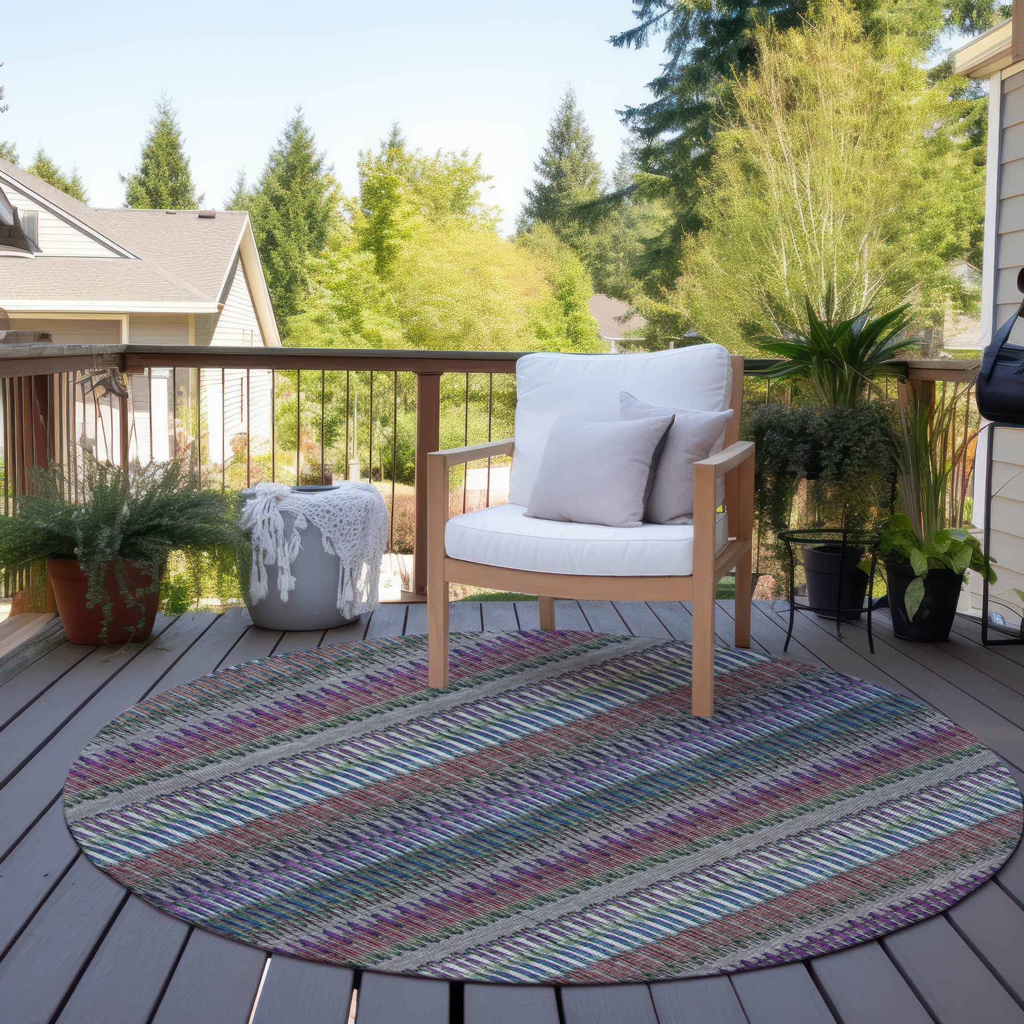 Addison Rugs Hushed Taupe Washable Indoor-Outdoor Rug