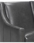Jacob Real Leather Swivel Club Chair -- view 12