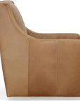 Jacob Real Leather Swivel Club Chair -- view 3