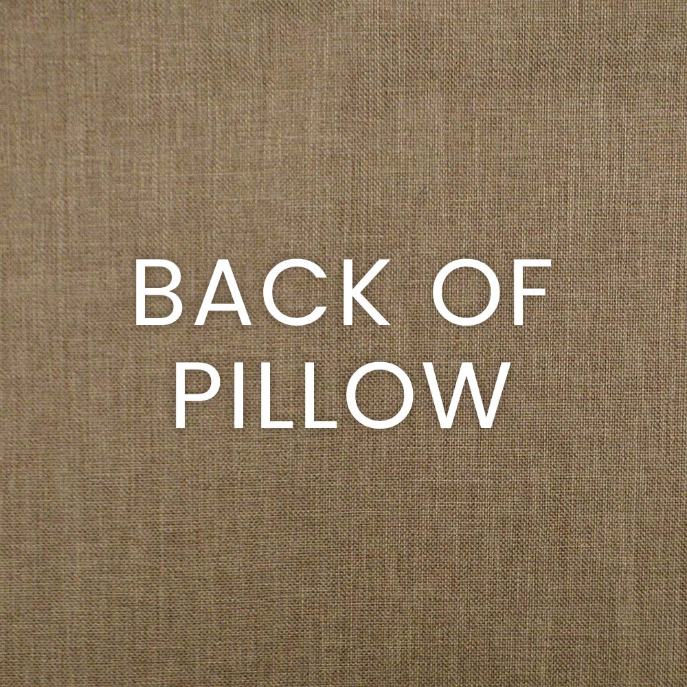 D.V. Kap Symmetry Linen Brown Throw Pillow With Insert