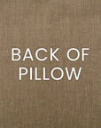 D.V. Kap Symmetry Linen Brown Throw Pillow With Insert