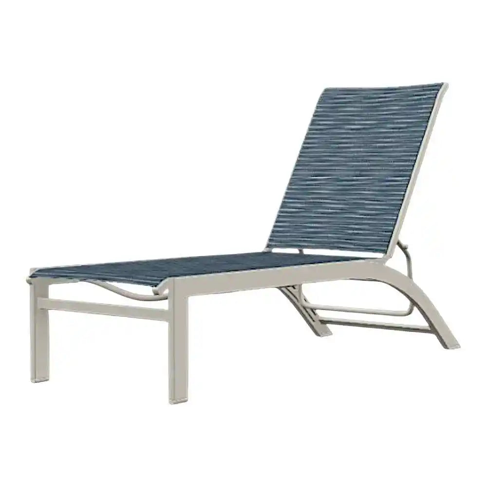 Kendall Sling Lay-Flat Stacking Chaise-Outdoor Chaises-Telescope-LOOMLAN