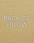 D.V. Kap Raffia Weave Beach Brown Throw Pillow With Insert
