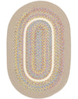Rhody Rug Kids' Isle Braided Oval Reversible Area Rugs