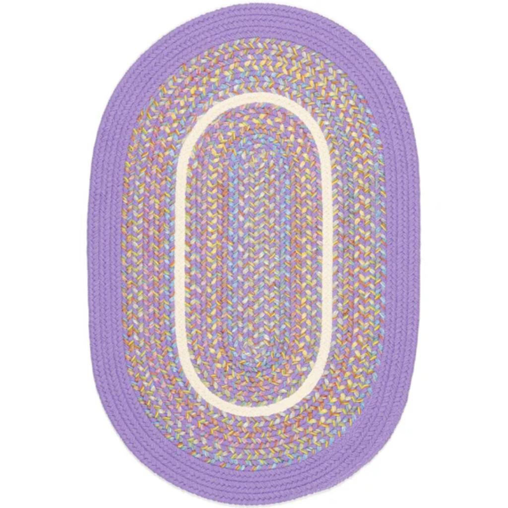 Rhody Rug Kids' Isle Braided Oval Reversible Area Rugs