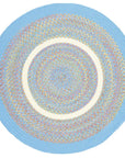 Rhody Rug Kids' Isle Braided Round Reversible Area Rugs