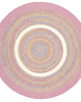 Rhody Rug Kids' Isle Braided Round Reversible Area Rugs