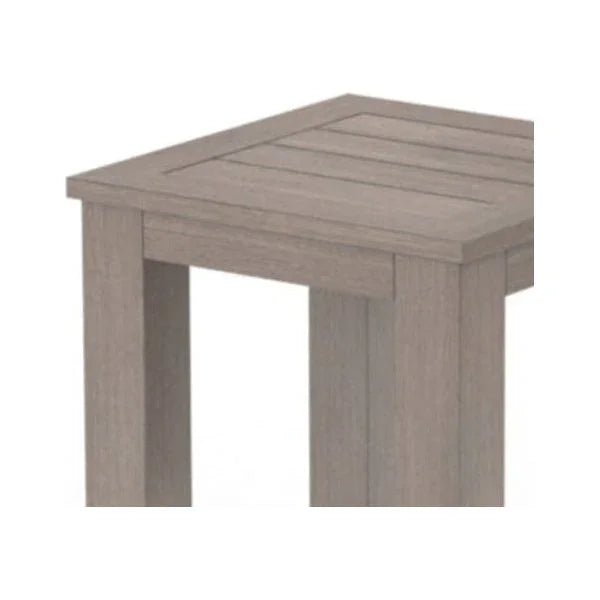 Laguna Aluminum Square Outdoor End Table - LOOMLAN - Sunset West - Outdoor Side Tables