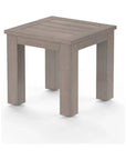 Laguna Aluminum Square Outdoor End Table - LOOMLAN - Sunset West - Outdoor Side Tables