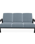 Larssen Aluminum d Deep Cushion Three-Seat Sofa