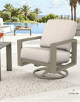 Telescope Larssen Deep Seat Cushion Swivel Outdoor Rocker