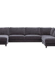 LOOMLAN Custom Upholstery Larvik Minimalist Rounded Edge Fabric Modular Sofa