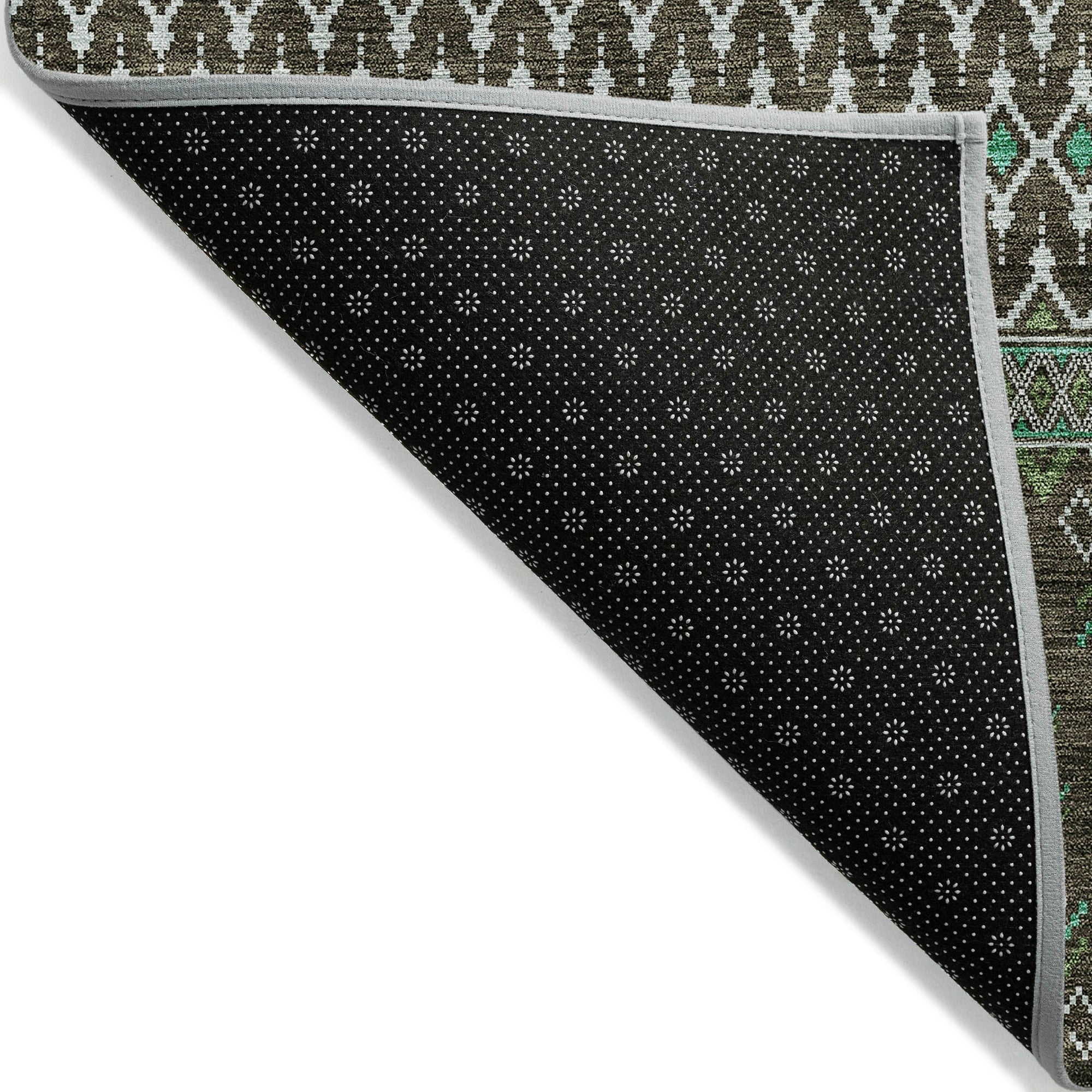 Addison Rugs Lazy Rivers Brown Washable Indoor-Outdoor Rug