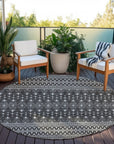 Addison Rugs Lazy Rivers Grey Washable Indoor-Outdoor Rug