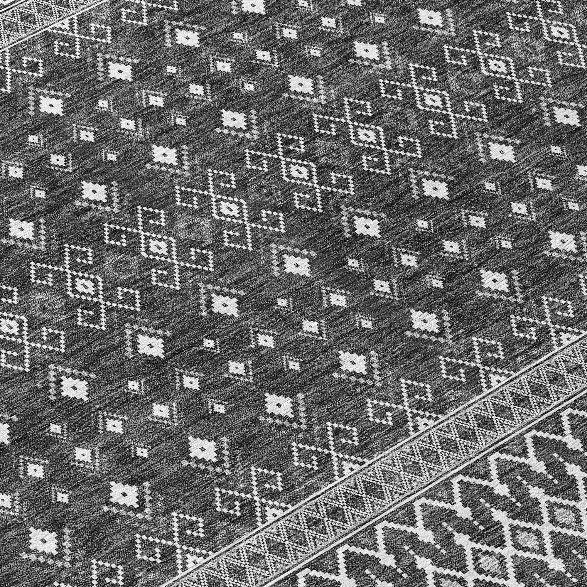 Addison Rugs Lazy Rivers Grey Washable Indoor-Outdoor Rug