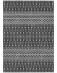 Lazy Rivers Grey Washable Indoor-Outdoor Rug - Ships in 2-3 Days - view 4