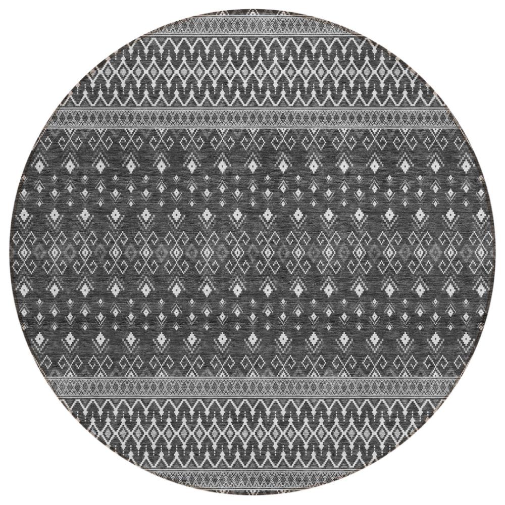 Addison Rugs Lazy Rivers Grey Washable Indoor-Outdoor Rug