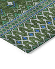 Addison Rugs Lazy Rivers Olive Washable Indoor-Outdoor Rug