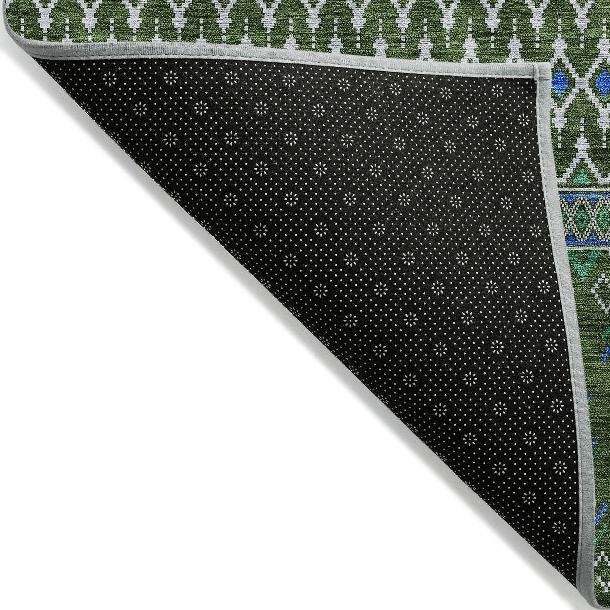 Addison Rugs Lazy Rivers Olive Washable Indoor-Outdoor Rug