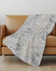 Addison Rugs Leaves 50" x 70" Throw Blanket