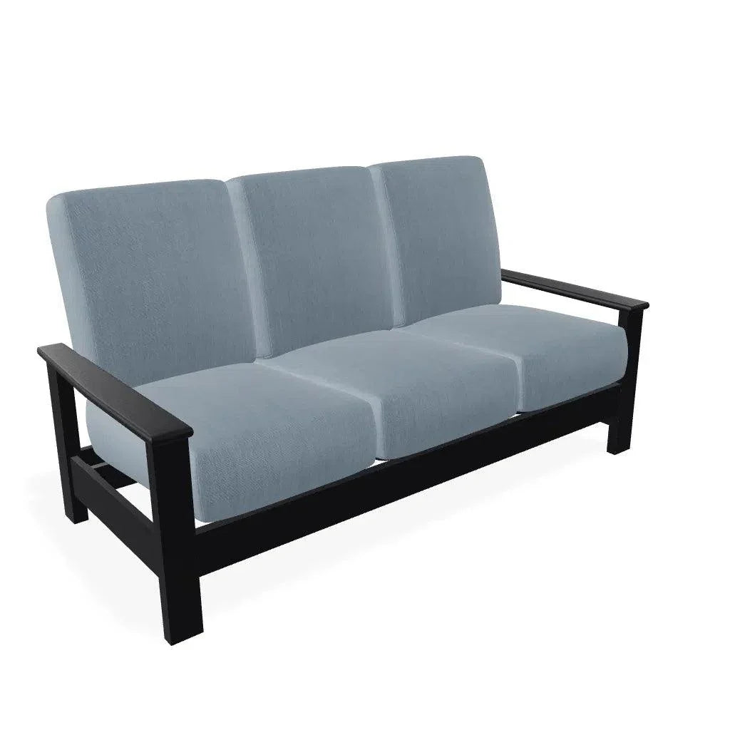 Leeward Marine Grade Polymer Deep Cushion Sofa - LOOMLAN - Telescope - Outdoor Sofas & Loveseats