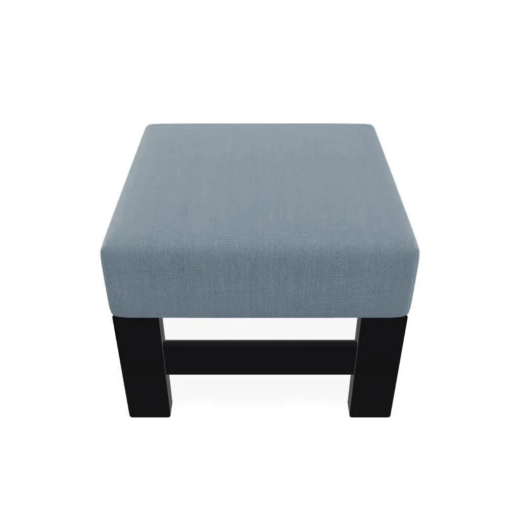 Telescope Leeward Deep Seat Cushion Outdoor Ottoman With 2 Outdoor Ottoman Clips
