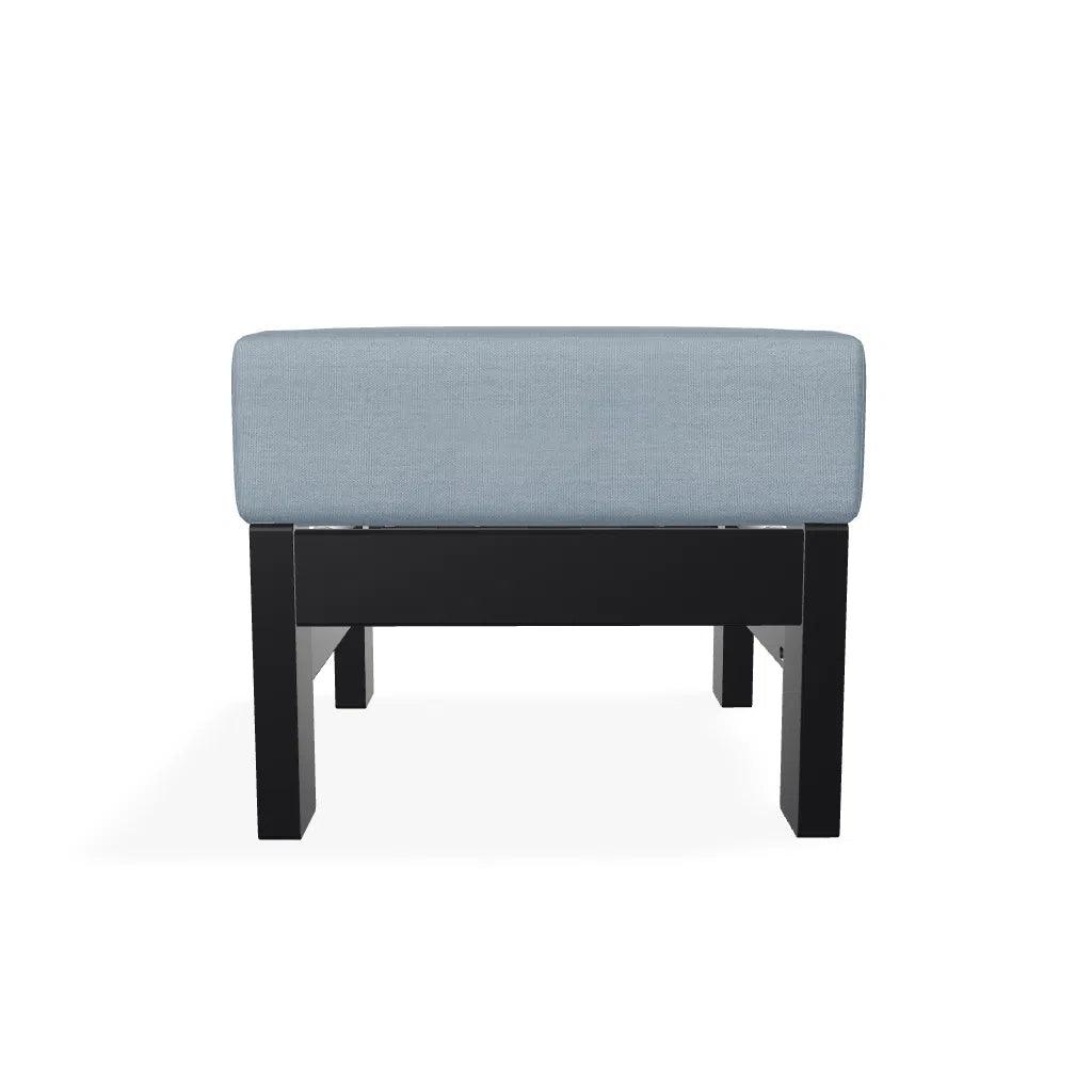 Telescope Leeward Deep Seat Cushion Outdoor Ottoman With 2 Outdoor Ottoman Clips