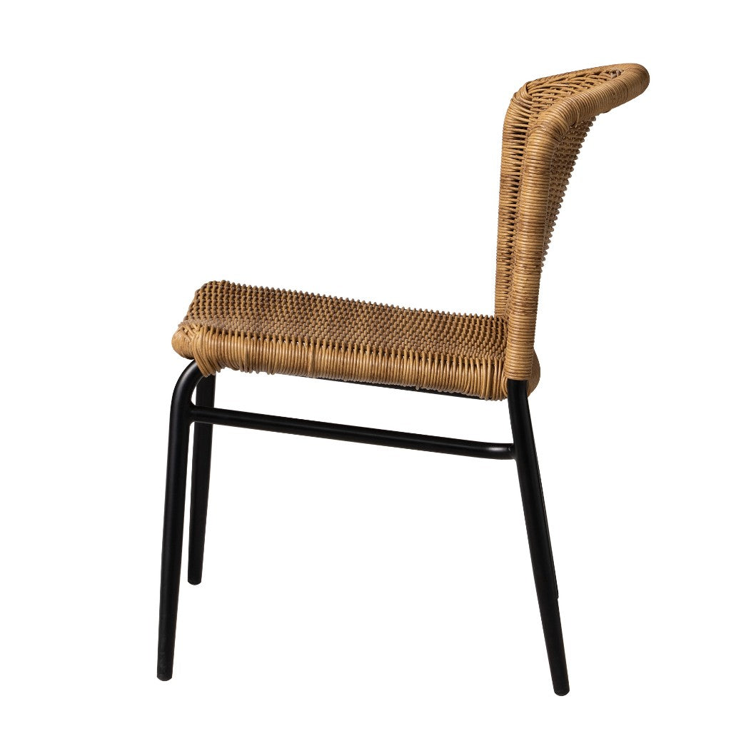 Lloyd Flanders Galloway Aluminum Outdoor Armless Dining Chair