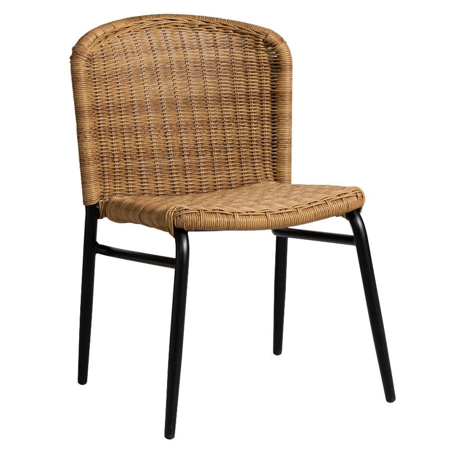 Lloyd Flanders Galloway Aluminum Outdoor Armless Dining Chair