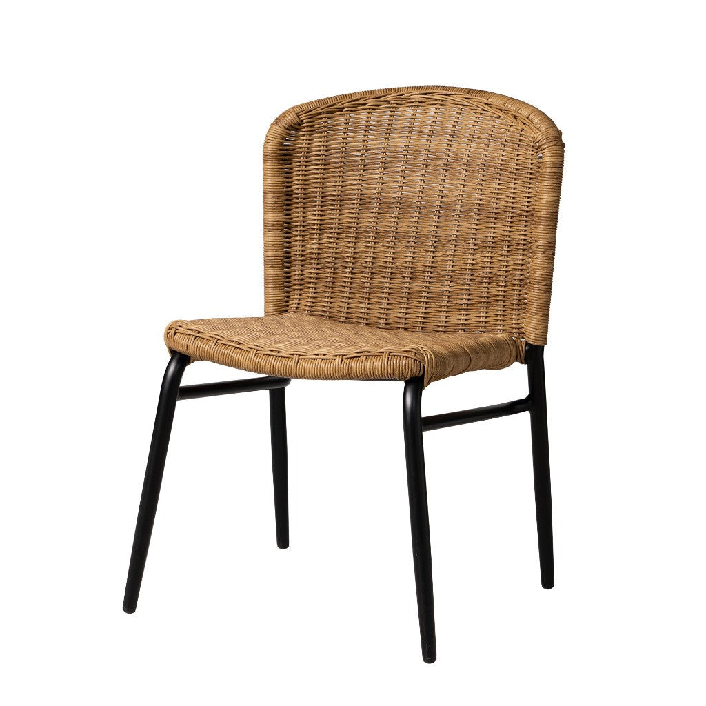 Lloyd Flanders Galloway Aluminum Outdoor Armless Dining Chair