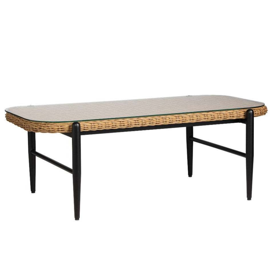 Lloyd Flanders Galloway Rectangular Outdoor Cocktail Table