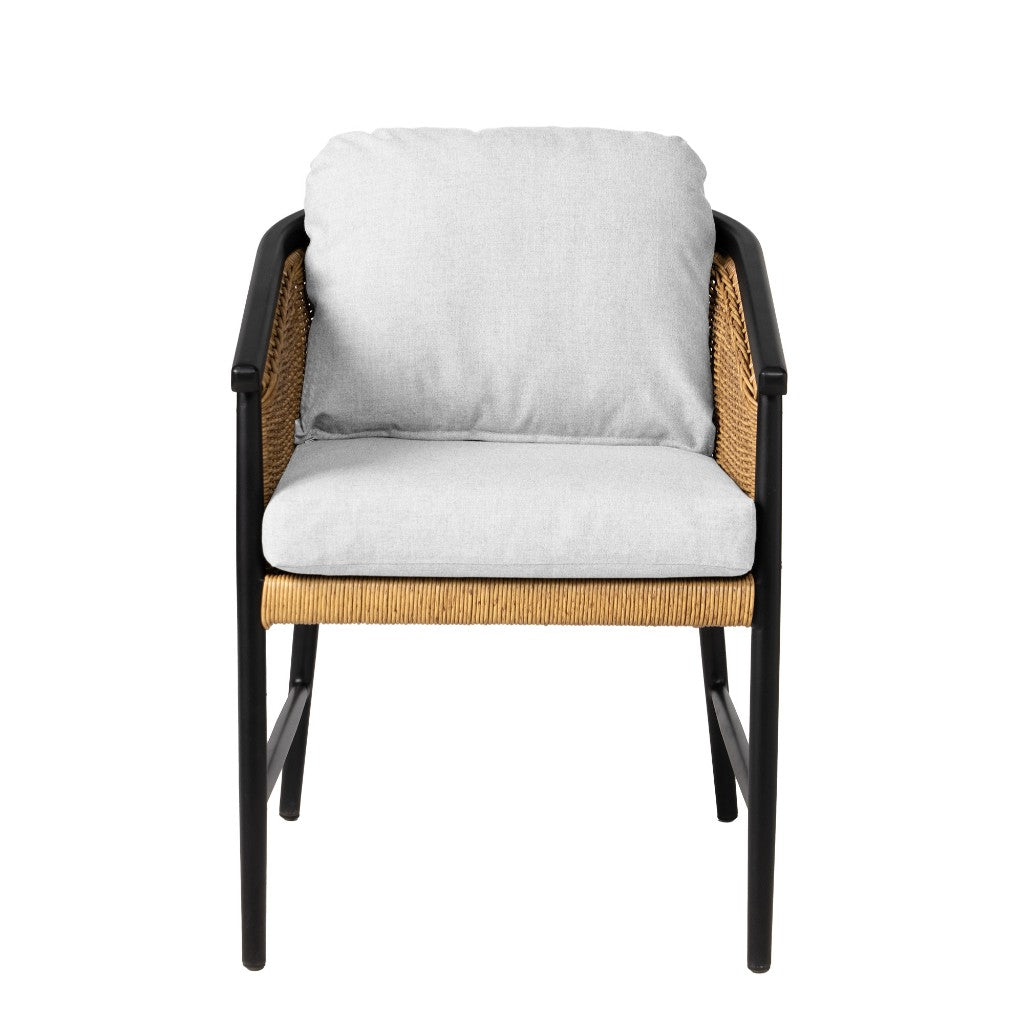 Lloyd Flanders Galloway Aluminum Outdoor Dining Armchair