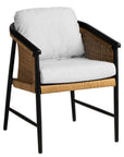 Lloyd Flanders Galloway Aluminum Outdoor Dining Armchair